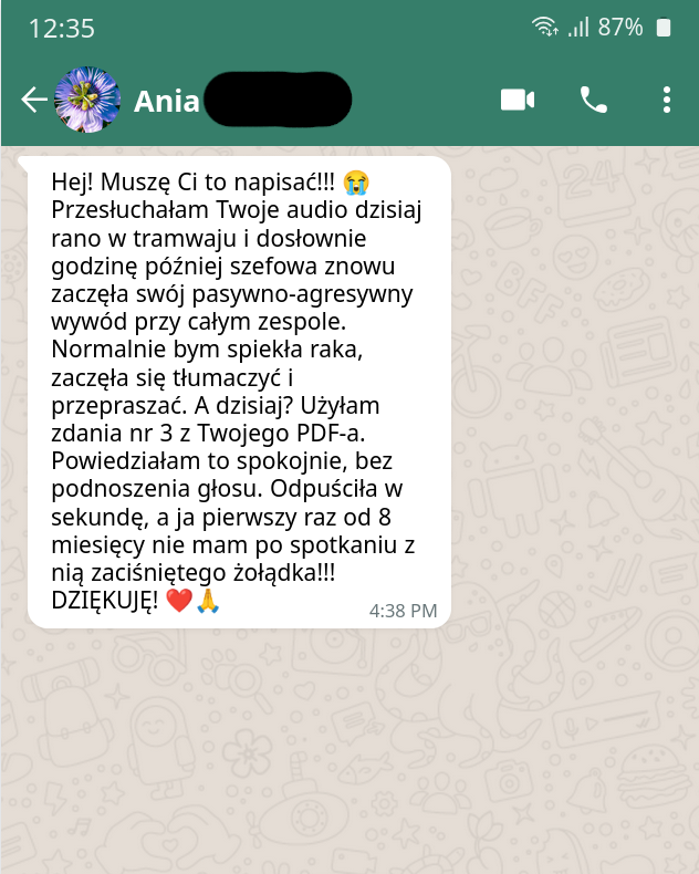 Opinia uczestniczki programu Toksyczny szef
